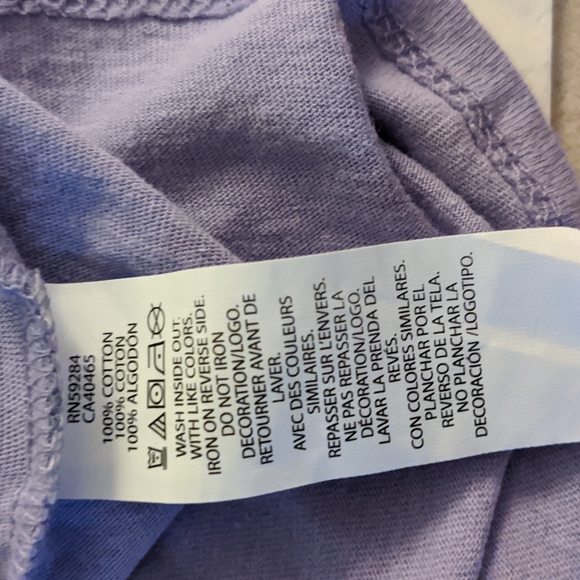 🌈 girls children's place size 14 lavender School theme love t-shirt - Picture 5 of 5